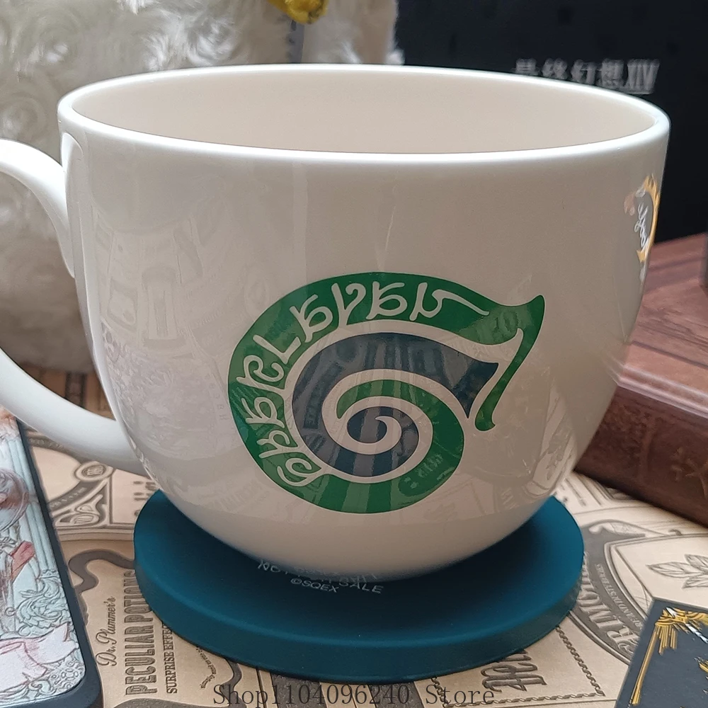 لعبة فاينل فانتسي XIV FF14 Sharlayan أنيمي تأثيري كوب سيراميك الكرتون السيراميك أكواب المياه الزجاج علامة أكواب فنجان القهوة #2