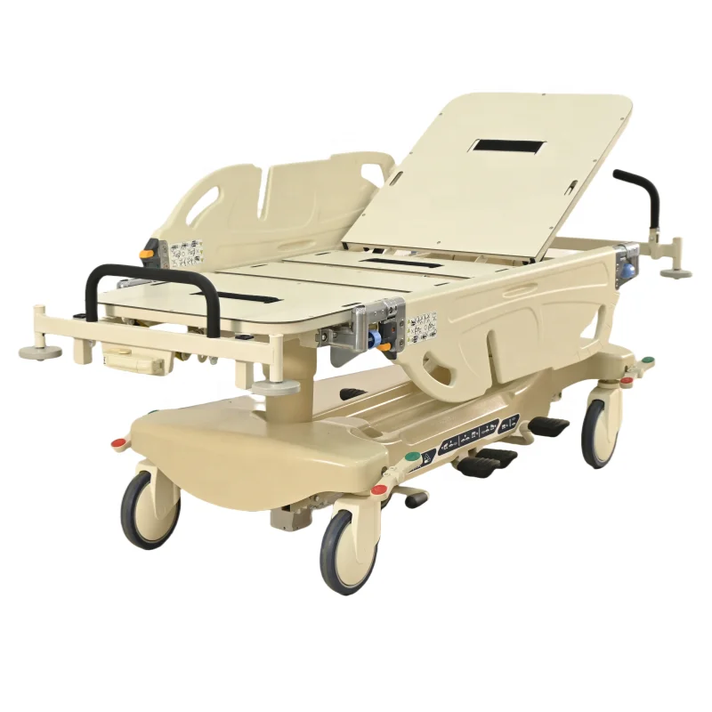 Factory Direct Professional Medical Hydraulic Emergency  Patient Transfer Stretcher Ambulance Bed