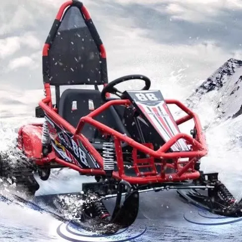 

Электрический детский картинг Snow Ice, одинарный, двойной, четыре колеса, автомобиль для дрифта для взрослых, пляжный внедорожный автомобиль