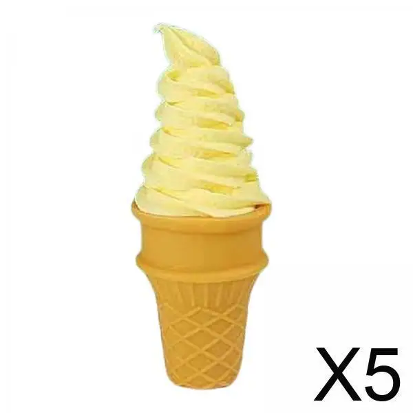 

Faux Ice Cream Cone Lifelike Simulation Food Toy Realistic Dessert Display for Cake Decorating Prop