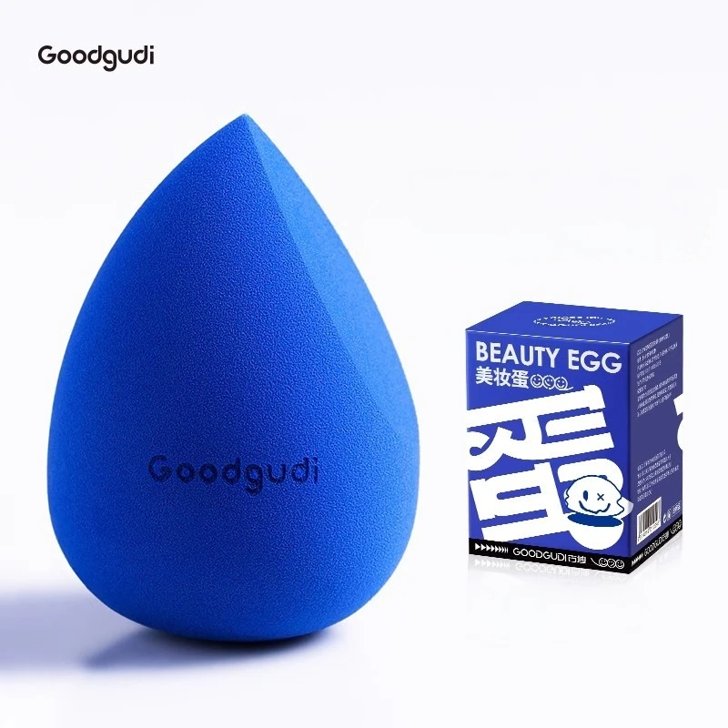 Klein azul maquiagem esponja liquidificador premium macio cosméticos beleza ovo fundação ferramenta aplicação rosto puff