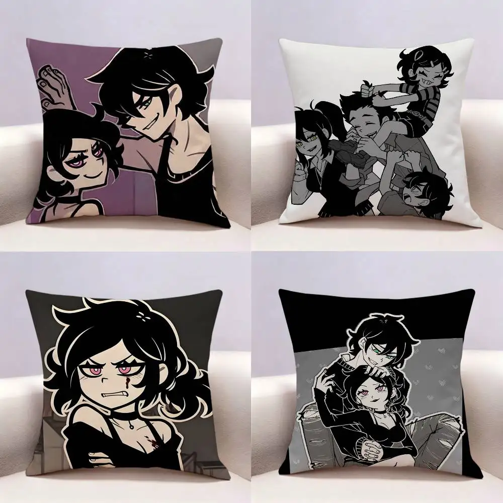 

TCOA-The Coffin Of A-Andy And Leyley Double-sided print Pillow Case Cushion Cover Throw Pillow Case For Car Sofa