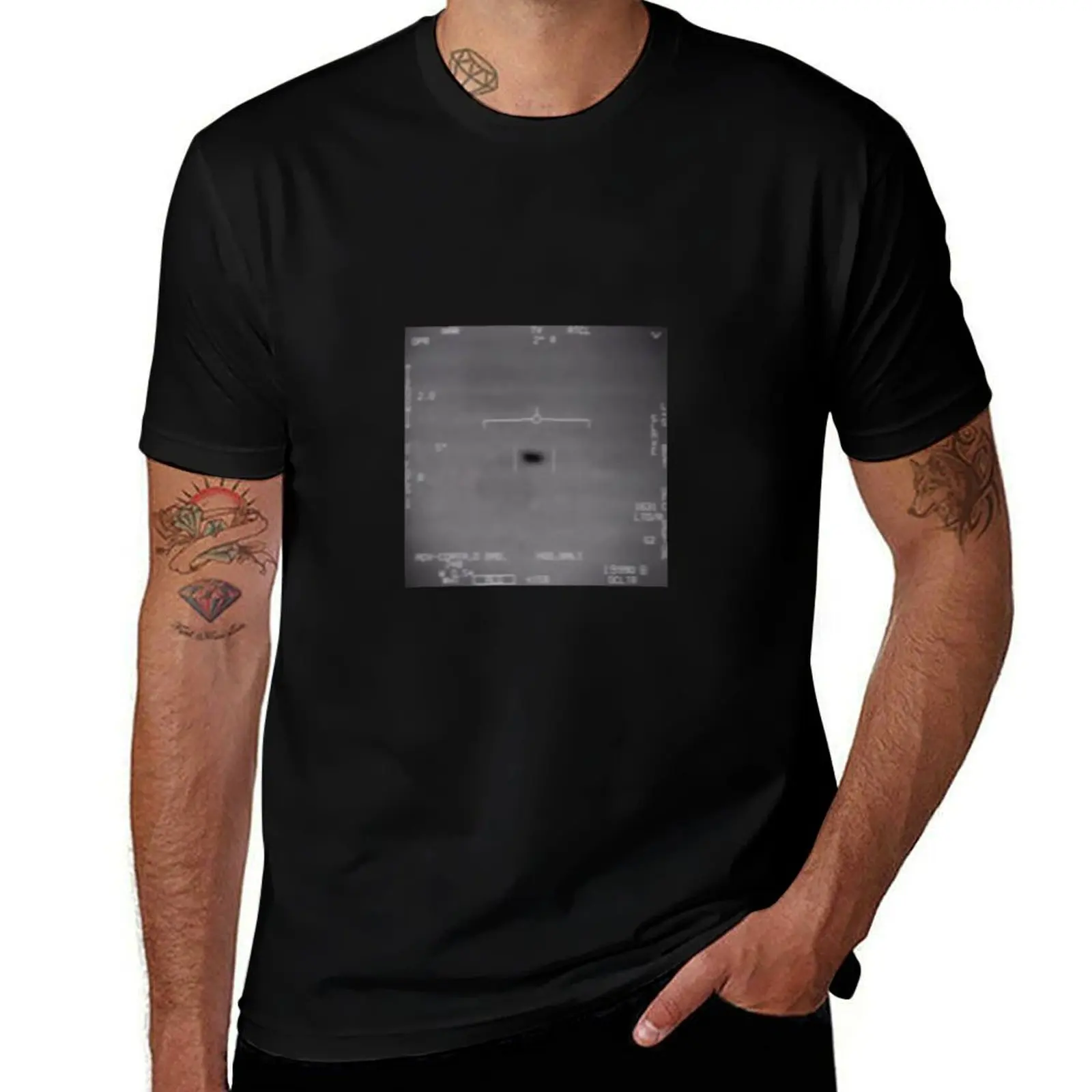 FLIR (Tic Tac UFO / UAP) T-Shirt Work Wear Simple Tee Shirt T-Shirt