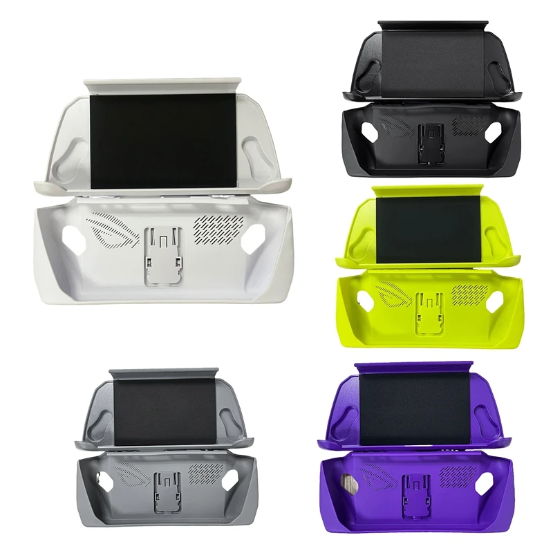 

Hot-For ROG Ally Host With Stand Full Cover TPU Protective Case Removable Face Cover Drop Protection Case