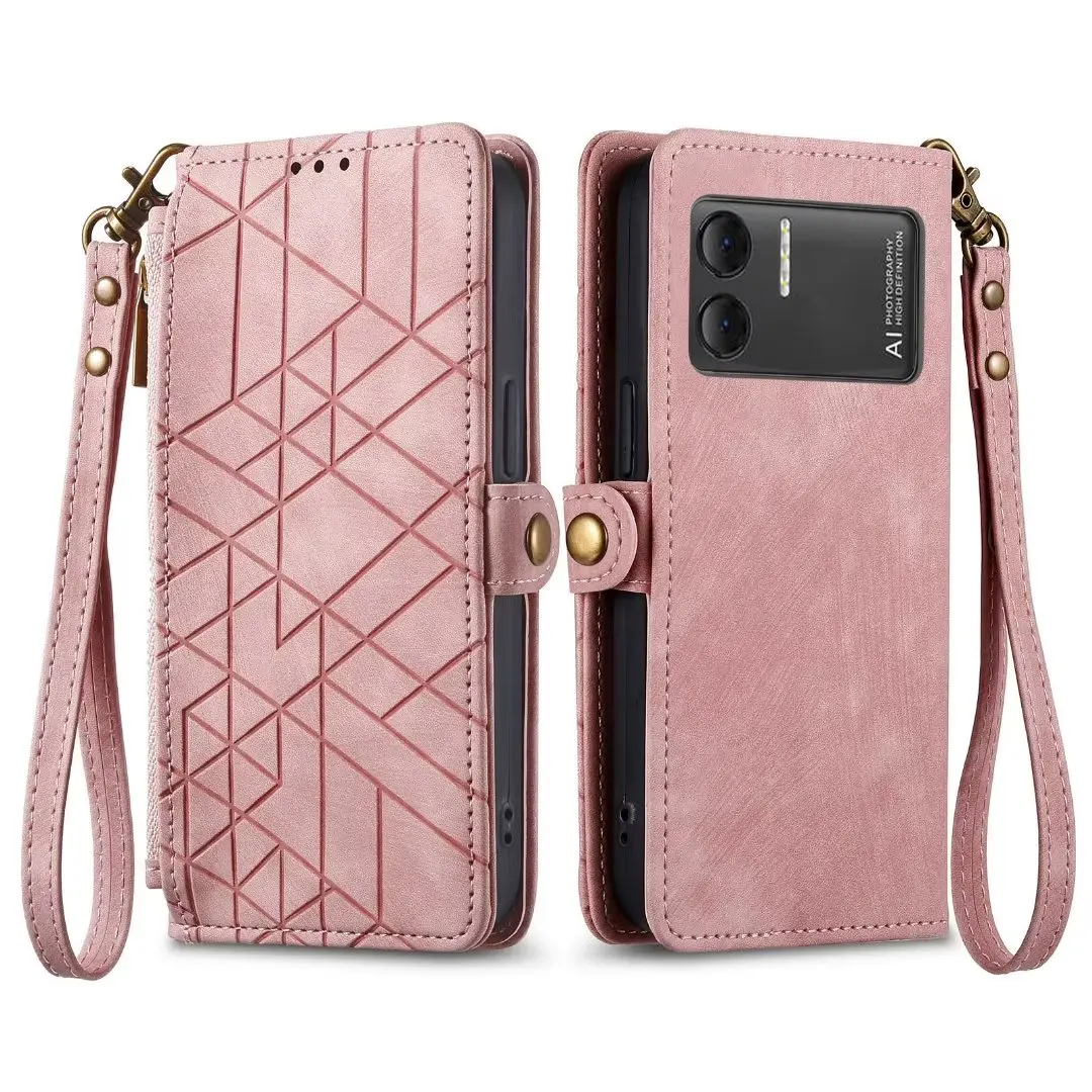 

For REDMI A5 A3 14C K80 K70 Pro 13 Note 14 Pro Plus Turbo4 Turbo3 Phone Case Faux Suede Marble Leather Wallet Cases Flip Cover