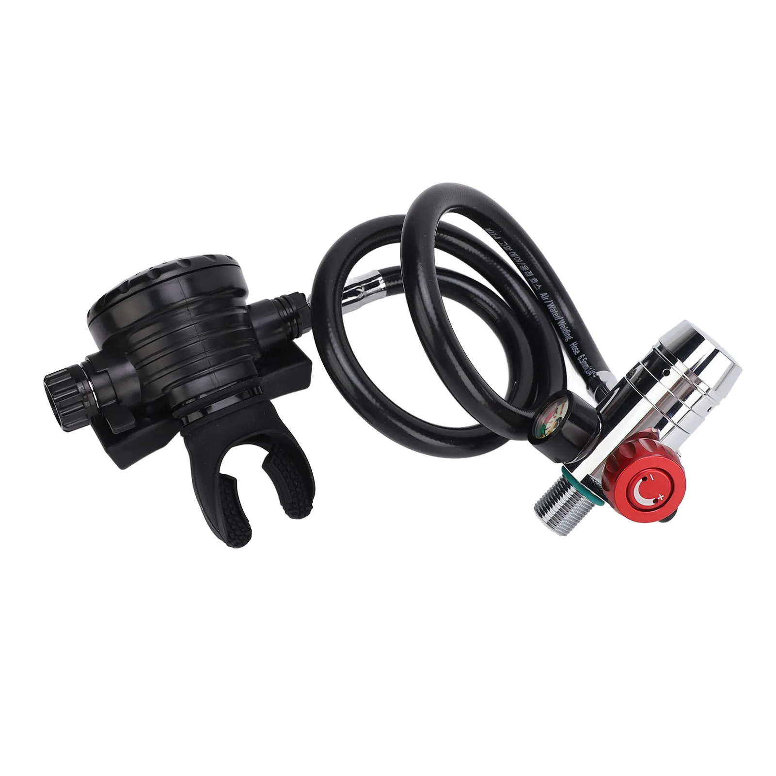 Level Pressure Reducing Valve Black Compact Explosionproof  Sturdy M18x1.5 Breathing  Valve for Underwater