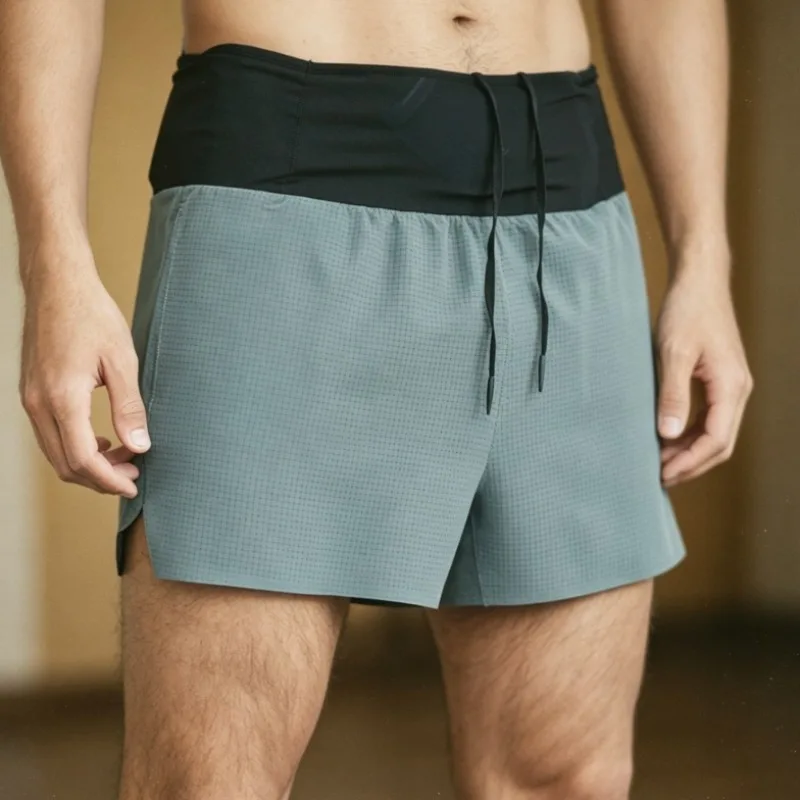 

Men's False Two Piece Athletic Shorts Breathable Compression Liner Lightweight for CrossFit Jogging and Obstacle Race