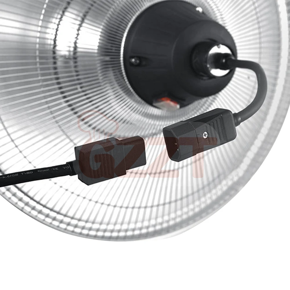 Under umbrella stand electric hanging garden outdoor terrace parasol heater built-in