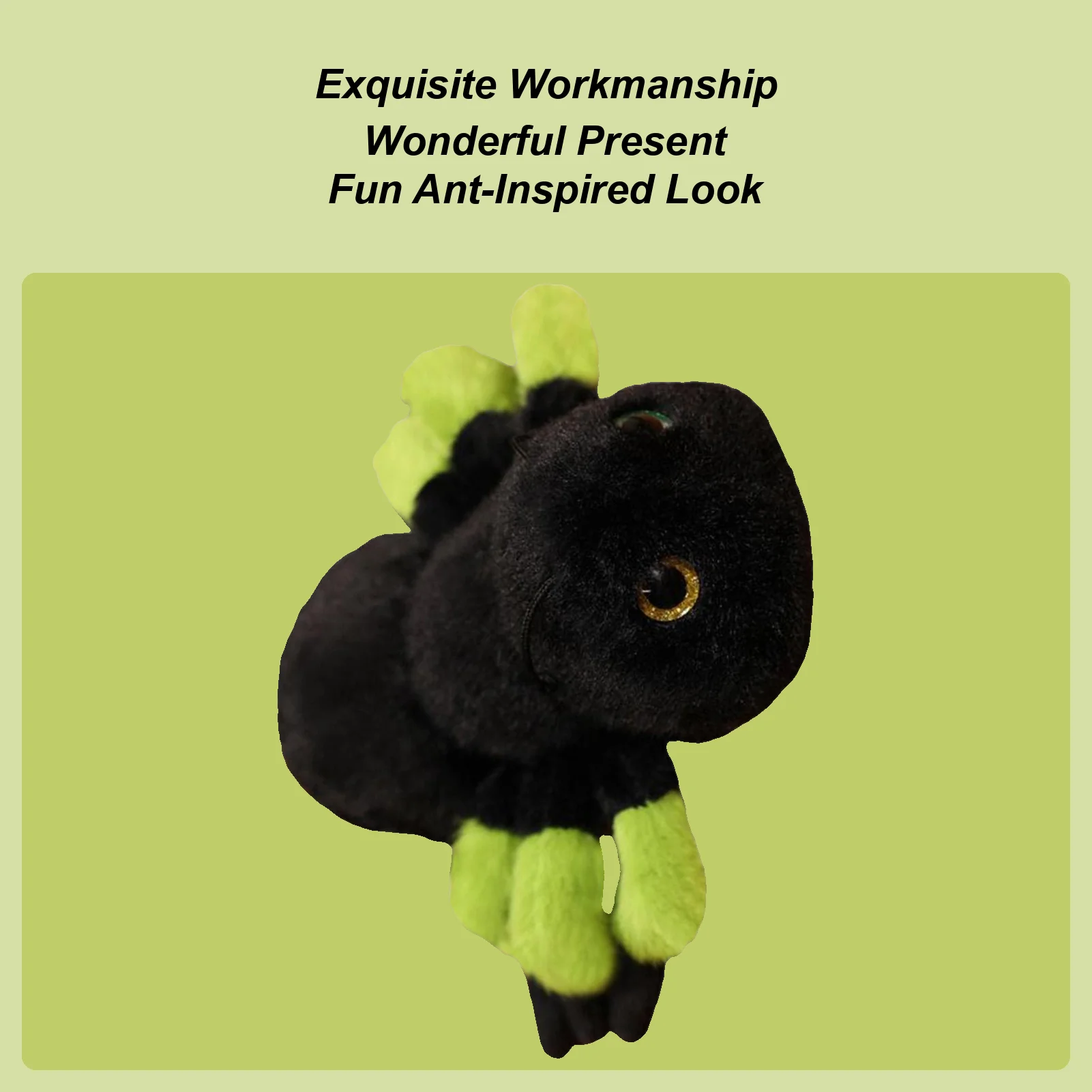 

Ant Stuffed Animal Cartoon Stuffed Ant Doll Portable Comforting Doll Plush For Halloween Travel Study Teens Adults Kids Bedtime