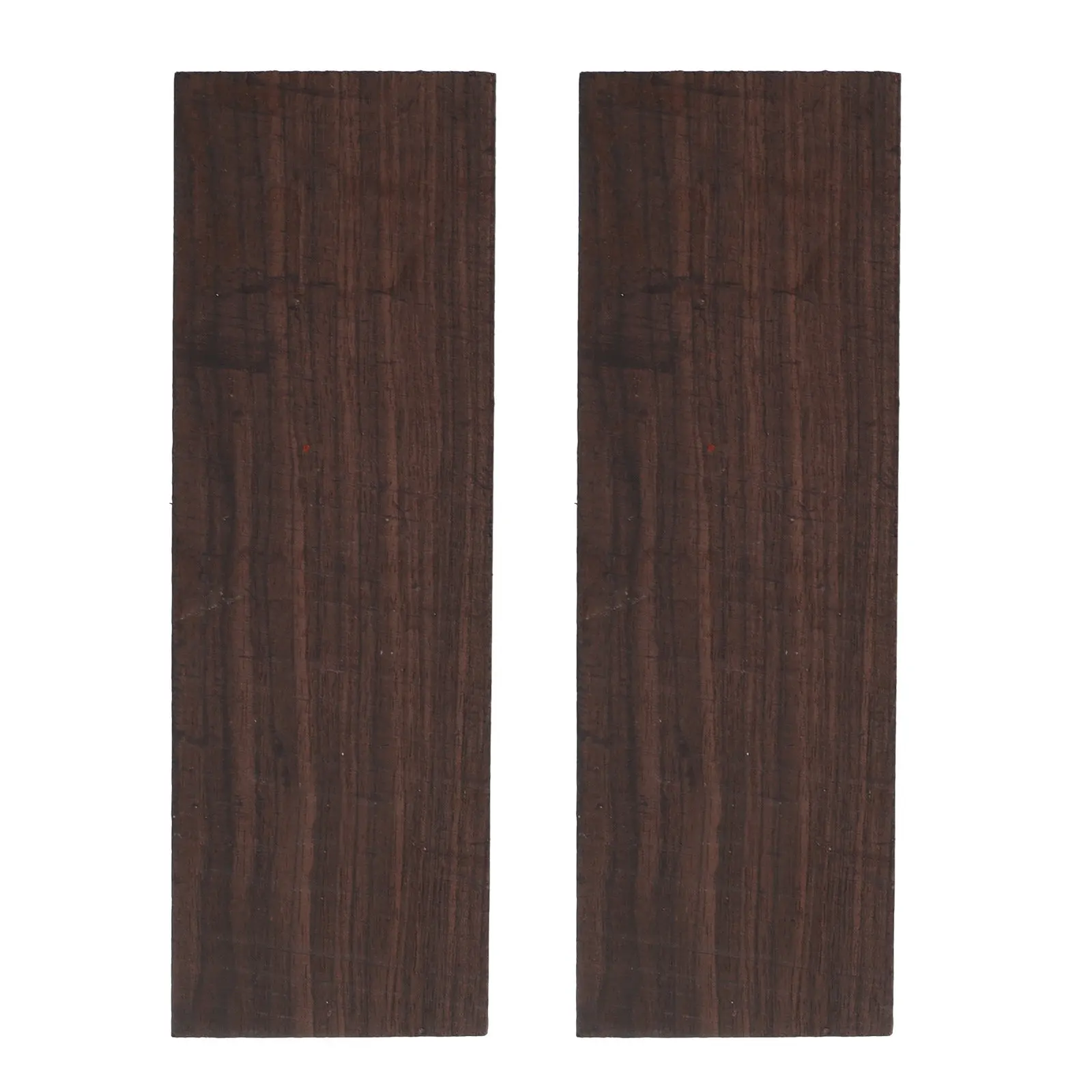 2Pcs High Density Ebony Wood Blanks for Guitar Nut Saddle Bridge Pins Acoustic Bass Electric DIY Luthier Instrument Craft Kit
