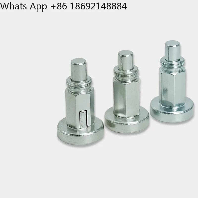 Stainless steel knob plunger indexing pin Carbon steel fine tooth positioning self-locking pin Spring expansion thread