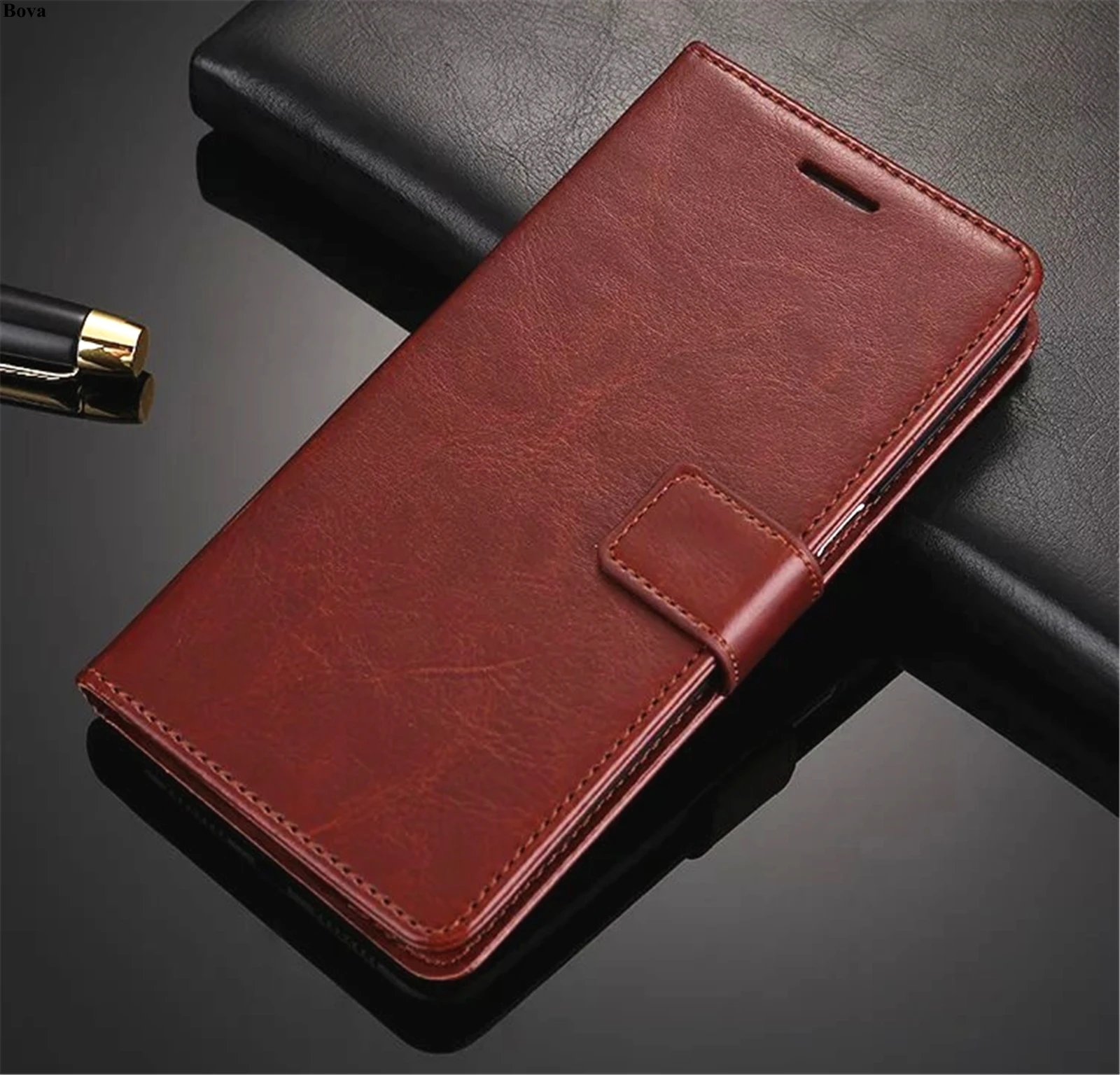 Pu Leather Case For Samsung Galaxy C7 Pro C8 Case C9 Pro Flip Cover Case or Samsung C5 Pro Magnetic Flip Case Phone Shell