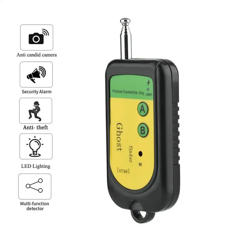 Cameradetector, Tracker Detector Finder, RF-signaalscanner Apparaatdetector voor GPS Tracker Luisterapparaat Camerazoeker