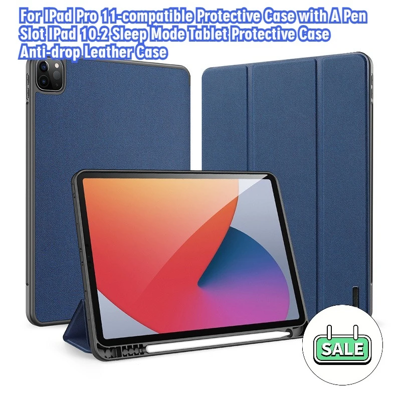 

Anti-drop Leather Protective Case with Pen Slot for IPad Pro 11