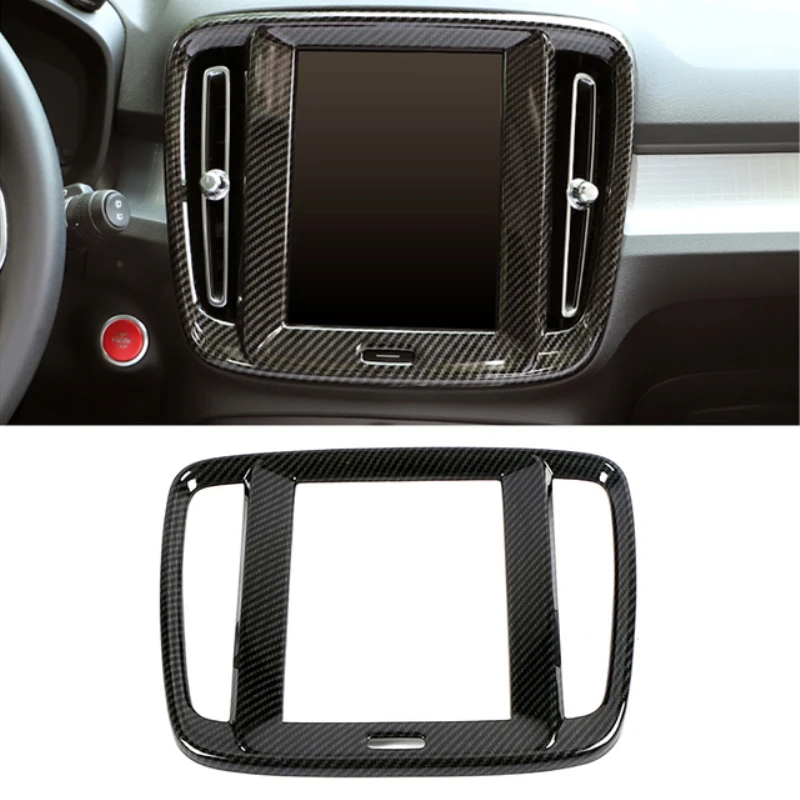 Voor Volvo XC40 2019 2020 2021 2022 Koolstofvezel Auto Accessoires Venster Swtich Cover Versnellingspook Panel Cover Luchtuitlaat Cover Lhd