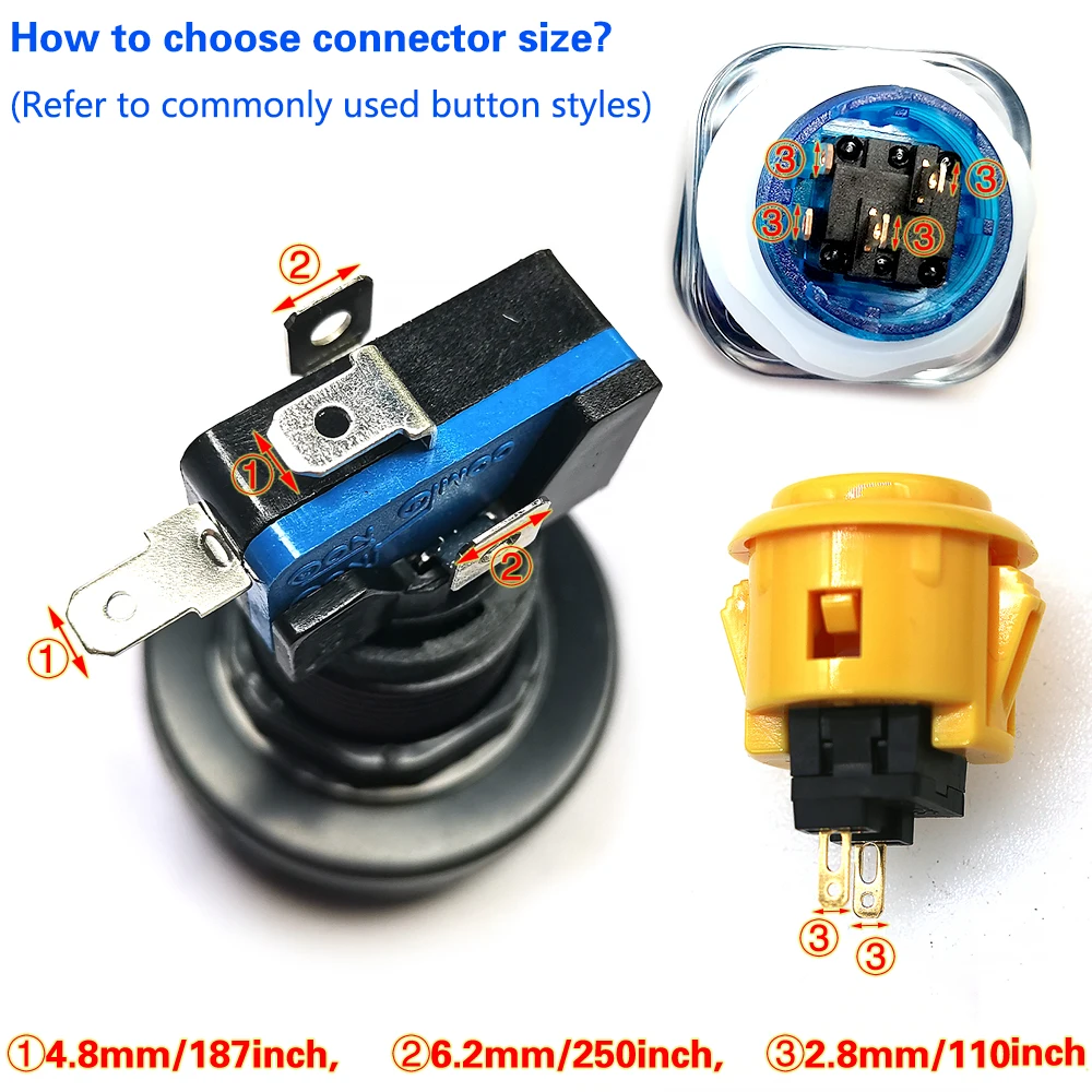 2-Player Wireless Zero Delay USB-Adapter Encoder Arcade-Steuerung PCB für Pandora Game Joystick Console PC PS3 DIY Kit – Detail 10