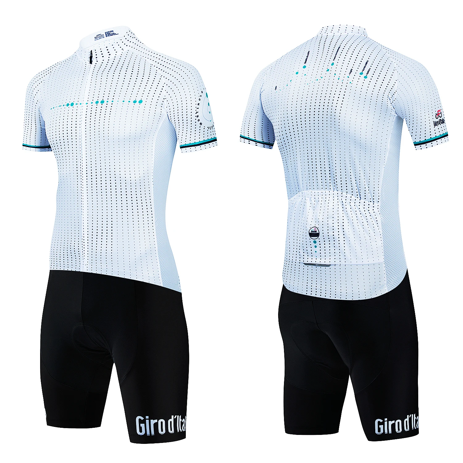 Tour Of Italy Cycling Jersey Set Short Sleeve for Men Anti-UV Bike Cycling Jersey Set Bicycle Pro Team Summer Cycling Clothing