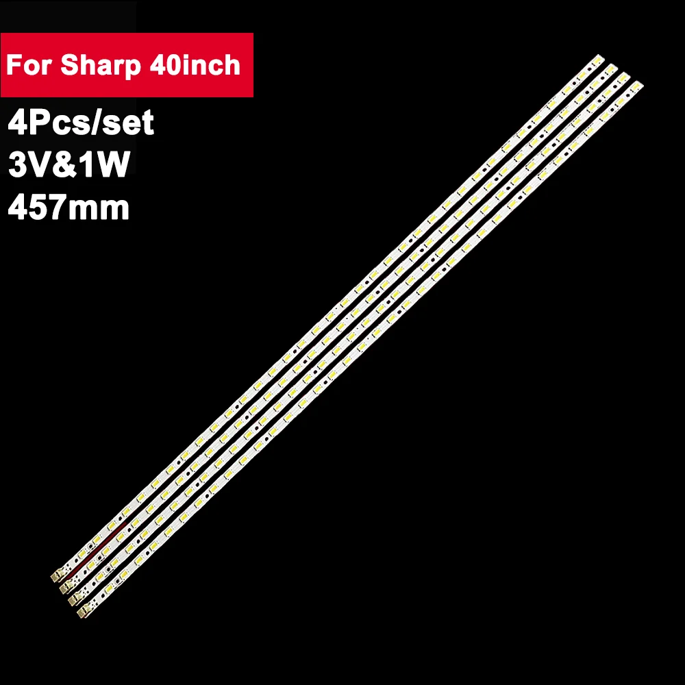 

4pcs Led Backlight TV For Sharp 40inch LC-40LE820M LC-40LLE820M LCD-40LX330A 40NX330A 40LX430A 40NX430A 40LX830A LC-40LLE820M 83