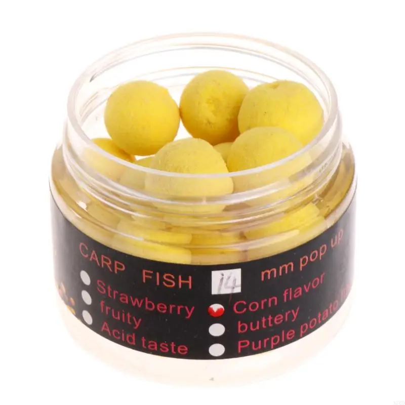 Carp Floating Fishing Lure Artificial Baits Beads Up Flavor Smell Ball 14mm A70D