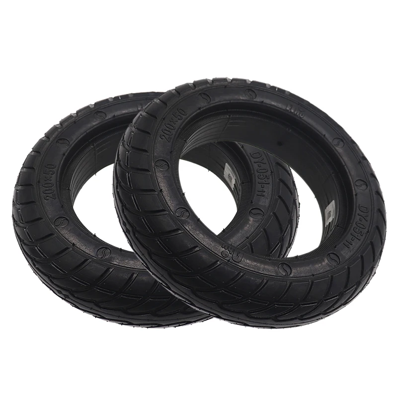 

200x50 Off-Road Solid Tires Wear Puncture-proof Tubeless Tyre for Electric Scooter Tire Replacement Parts