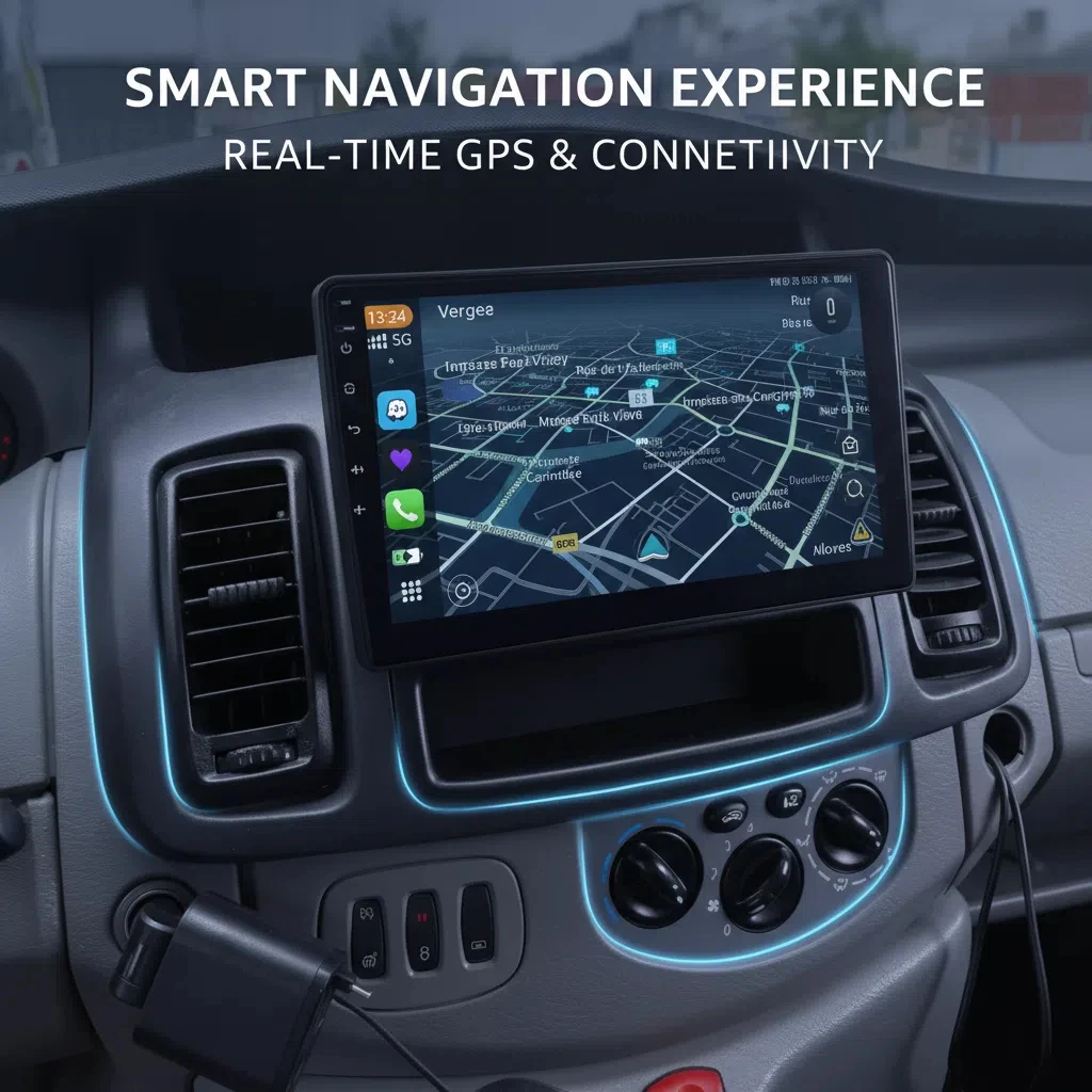 Car Radio For Renault Trafic 2 For Opel Vivaro A For Nissan primastar 2006-2014 Multimedia Video Player Android14 Navigation GPS view 3