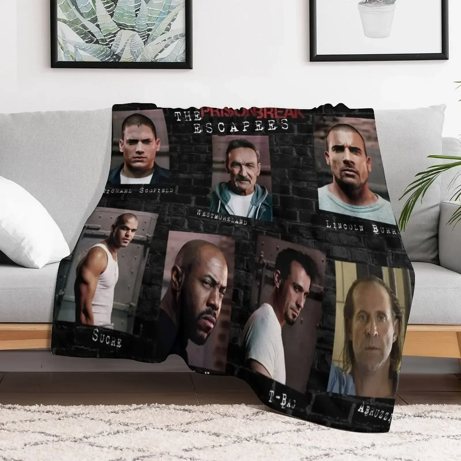 

Prison Break Throw Blanket Sofa Luxury St Blankets Large Comforter Hair Blankets