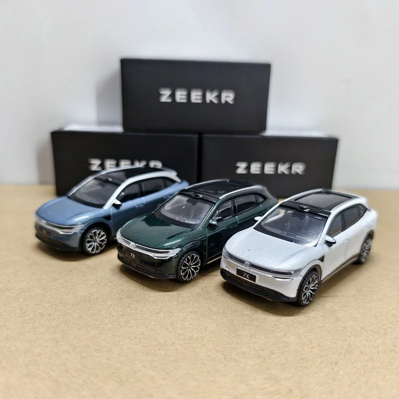 diecast-escala-1-64-zeekr-7x-liga-modelo-de-carro-brinquedo-ornamento-colecionavel-lembranca-brinquedos-carros