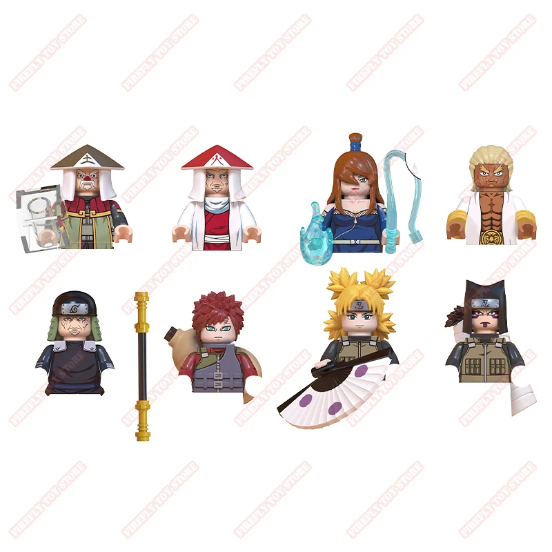 Naruto Animation Game Peripheral Toys Karin Sasuke Itachi Kimimaro Shikamaru Mitsuki Ino Anime Acchion Model Figuren Kocchion