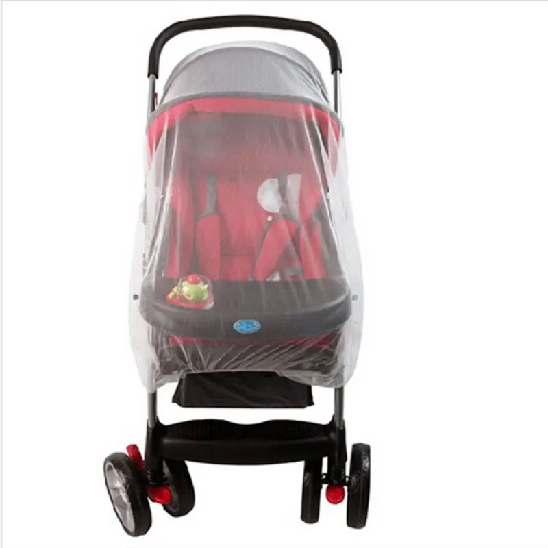 Baby Stroller Mosquito Net Pushchair Cart Insect Shield Net Mesh Safe Infants Protection Mesh Cover Baby Stroller Accessories