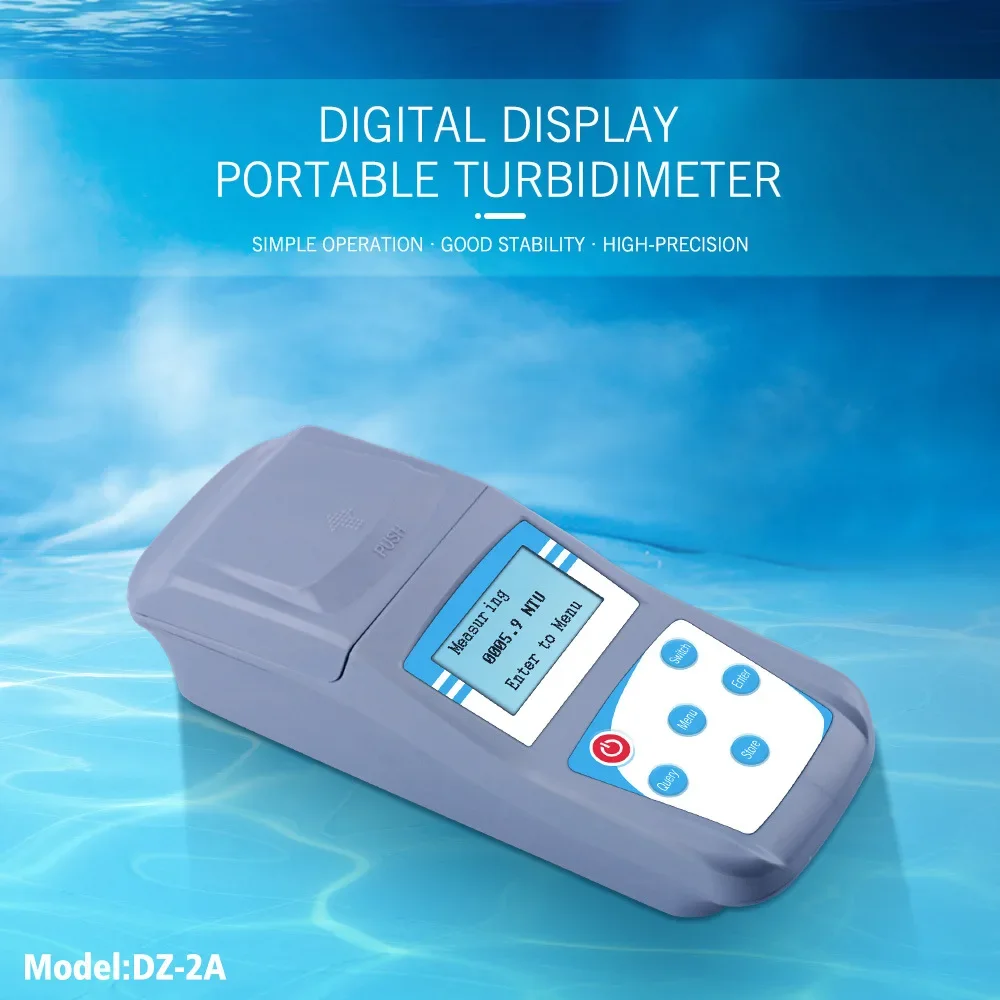 ZD-2A Microcomputer Handheld Portable Turbidity Meter Digital Water Quality Assay Colorimetric Method  Water Sewage