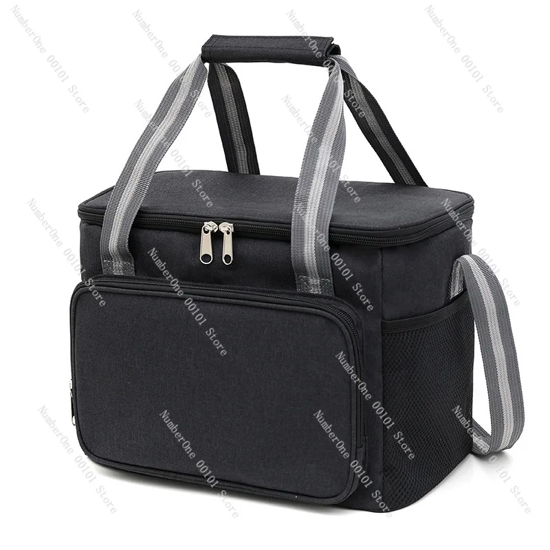 Aluminum Foil Thermal Insulation Bag Waterproof Large Capacity Portable Ice Bag for Outdoor Picnic Cooler Storage