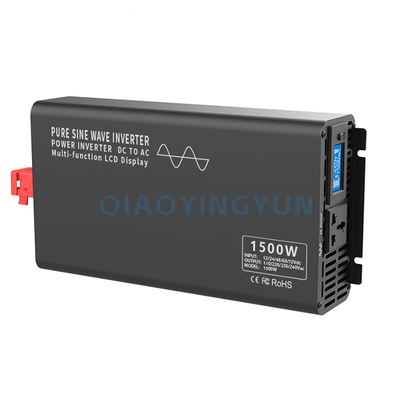 Industrial and office equipment 1.5KW  12V 24V 36V 48V 60V 72V 84V DC TO AC 110V 220V Charger Pure Sine Wave Inverter Power