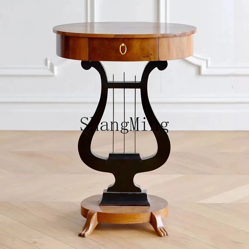 

ZYY simple solid wood entrance table against the wall entrance decorative cabinet household table