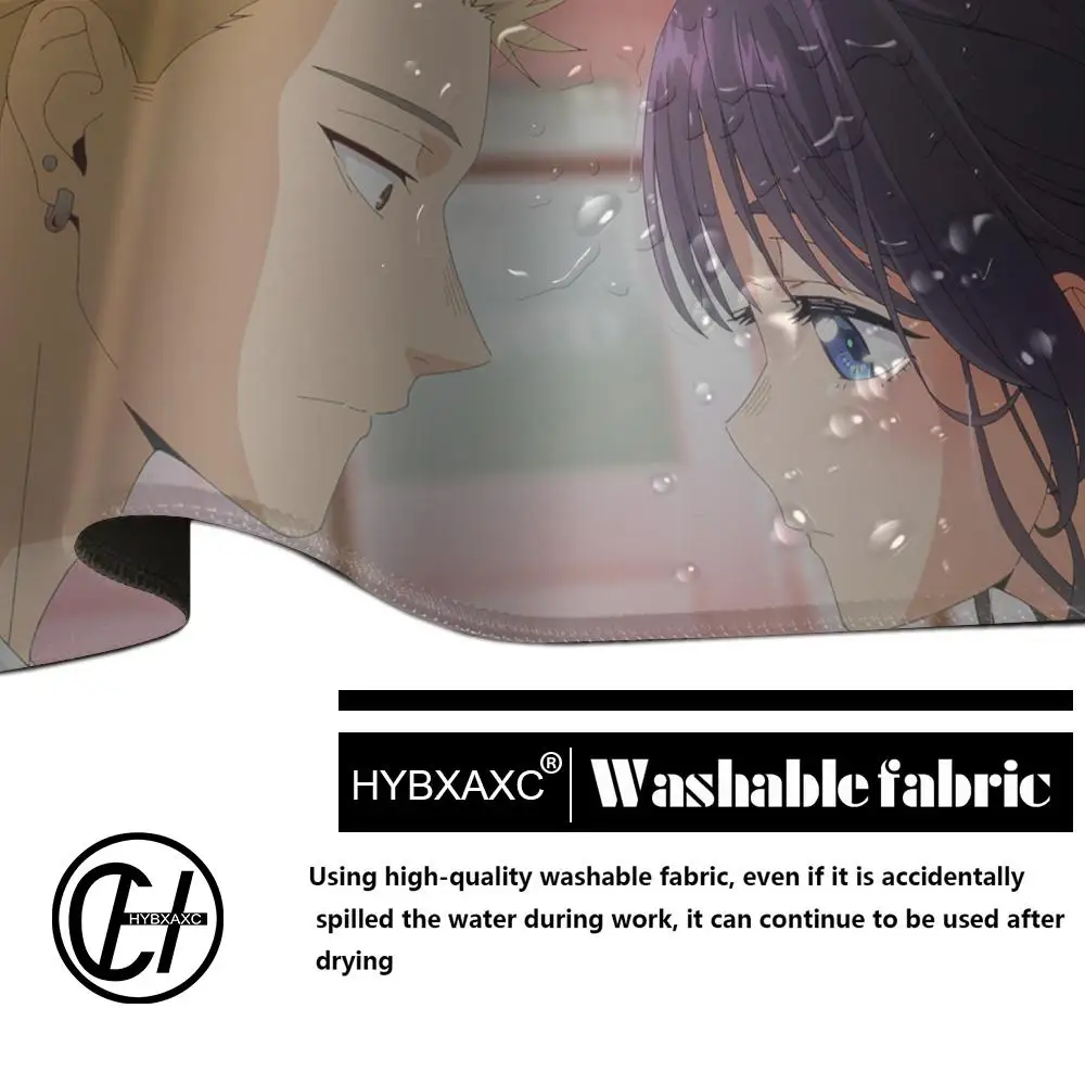 لوحة ماوس Kaoruko Waguri Anime The Fragrant Flower تزهر مع لوحة ماوس كرامة بحافة قفل مكتبية لألعاب الكمبيوتر المحمول ​   لوحة المفاتيح