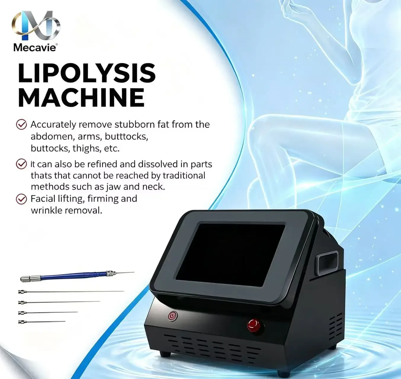 2026 New Professional 980nm 1470nm Laser Lipolysis Machine Endolift Facial Lifting Body Contouring Salon Sap Beauty Instrument