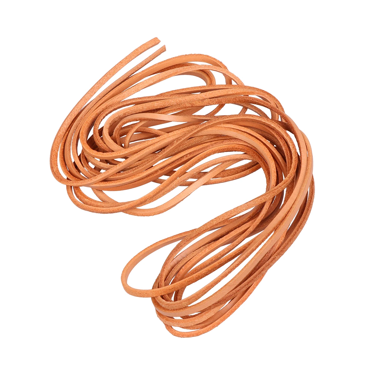 

5 Meters Cowhide Rope Jewelry Making Supplies Flat Cord Head Layer Cords