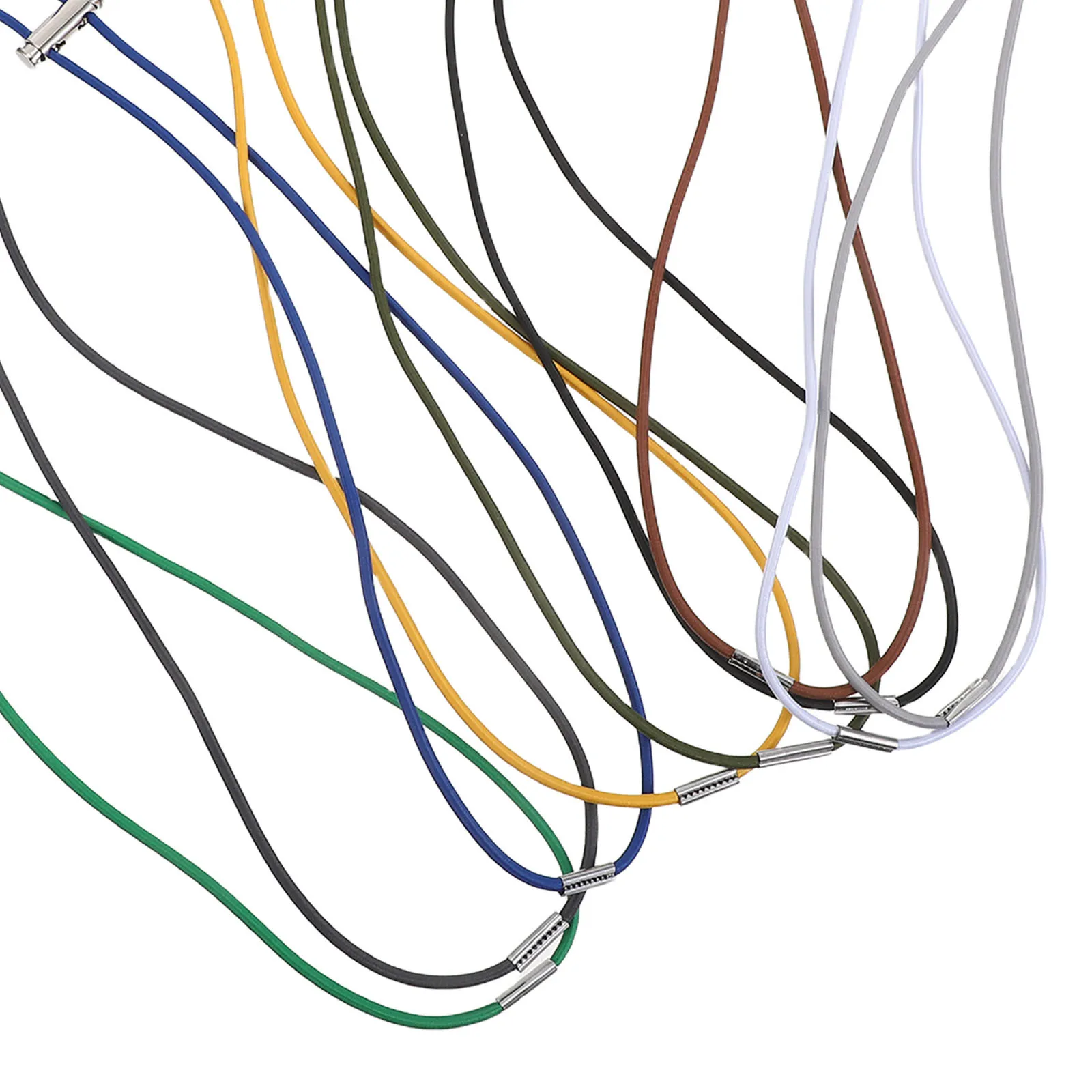 9Pcs Trash Can Elastic Bands Adjustable Garbage Can Rubber Bands Stretchable Bag Holder Band for Picnic Party Home Office Use