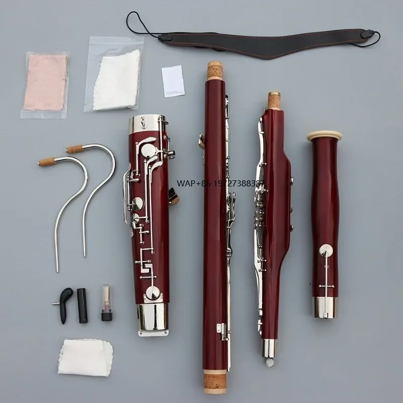 Maple Wood Material Bassoon and Double Bassoon Abundant Supply Bassoon and Other Large-sized Wind Instruments Prompt Delivery