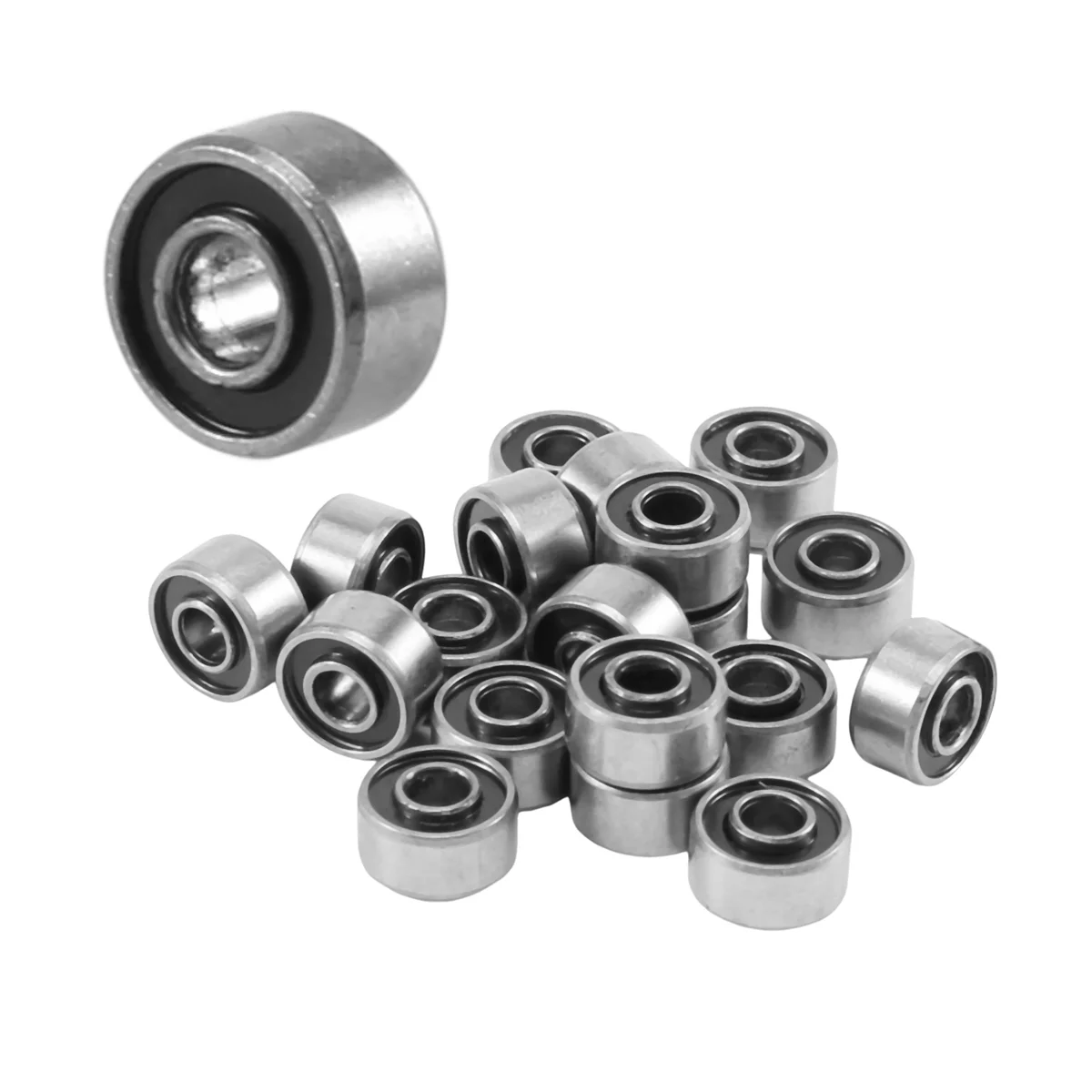 693RS 3mmx8mmx4mm Double Sealed Miniature Deep Groove Ball Bearing 20pcs