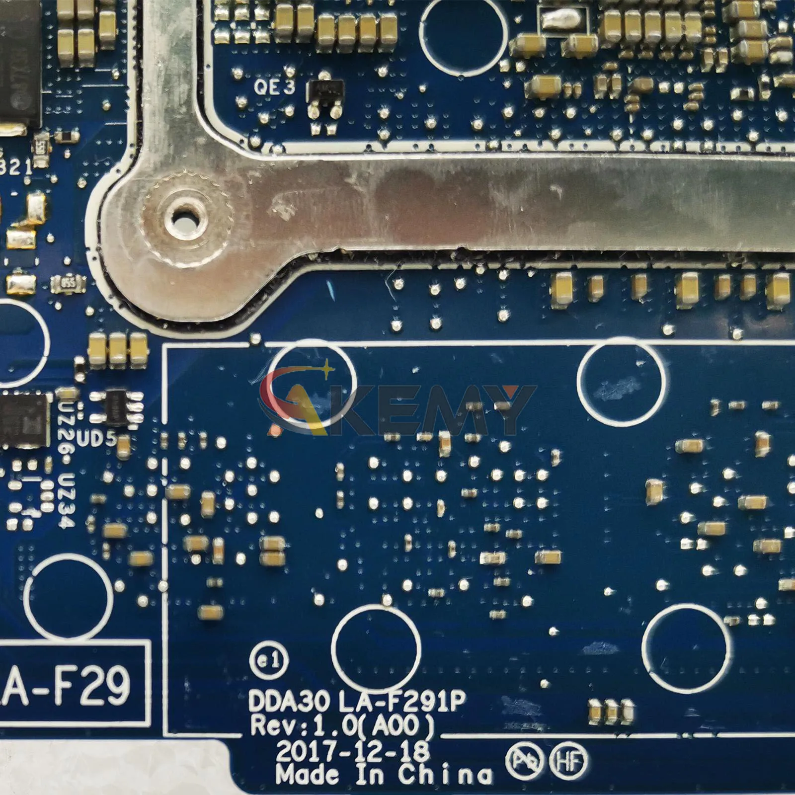 Voor DELL Latitude 13 7390 2in1 DDA30 LA-F291P Moederbord CN-02PK0W 071V71 0441WF 041M0M 0XMNM2 0HVW90 100% Volledig Getest