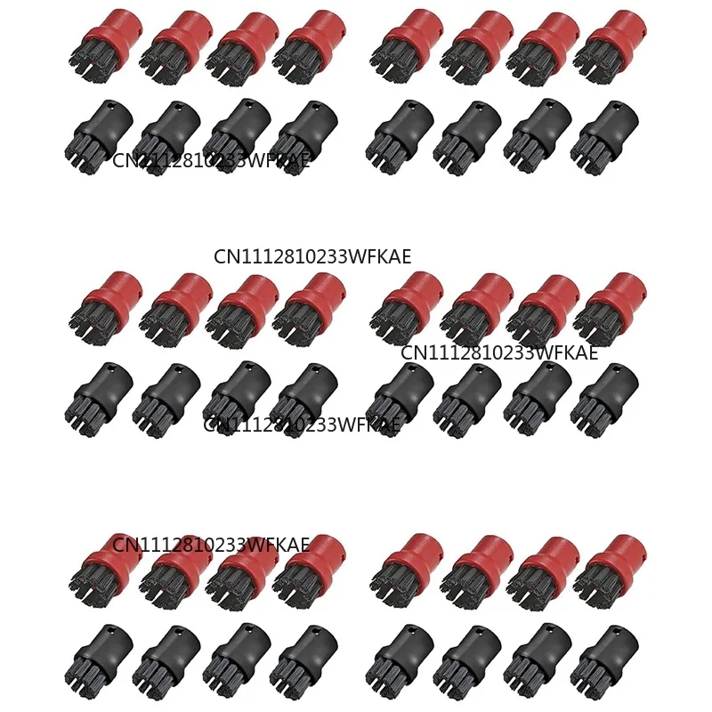 48 Pack Of Hand Tool Nozzle Bristle Brushes For Karcher SC1 SC2 SC3 SC4 SC5 SC7 Premium Steam Cleaner
