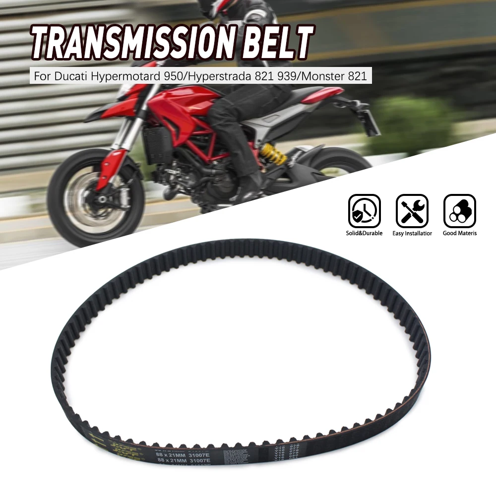 

Motorcycle 31007E Original Transmission Belt Drive Belt For Ducati Monster 821 Dark Stealth Stripe ABS 2014 2020