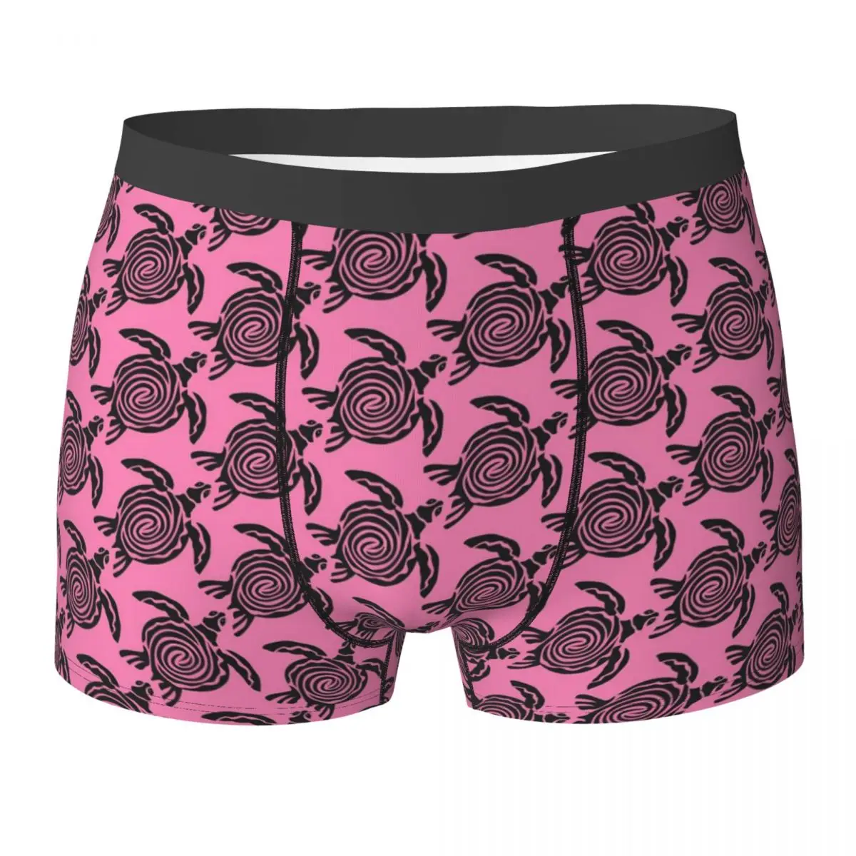 Turtles Print Underwear Tribal Style 3D Pouch Hot Boxershorts Customs Shorts Briefs Elastic Males Panties Plus Size