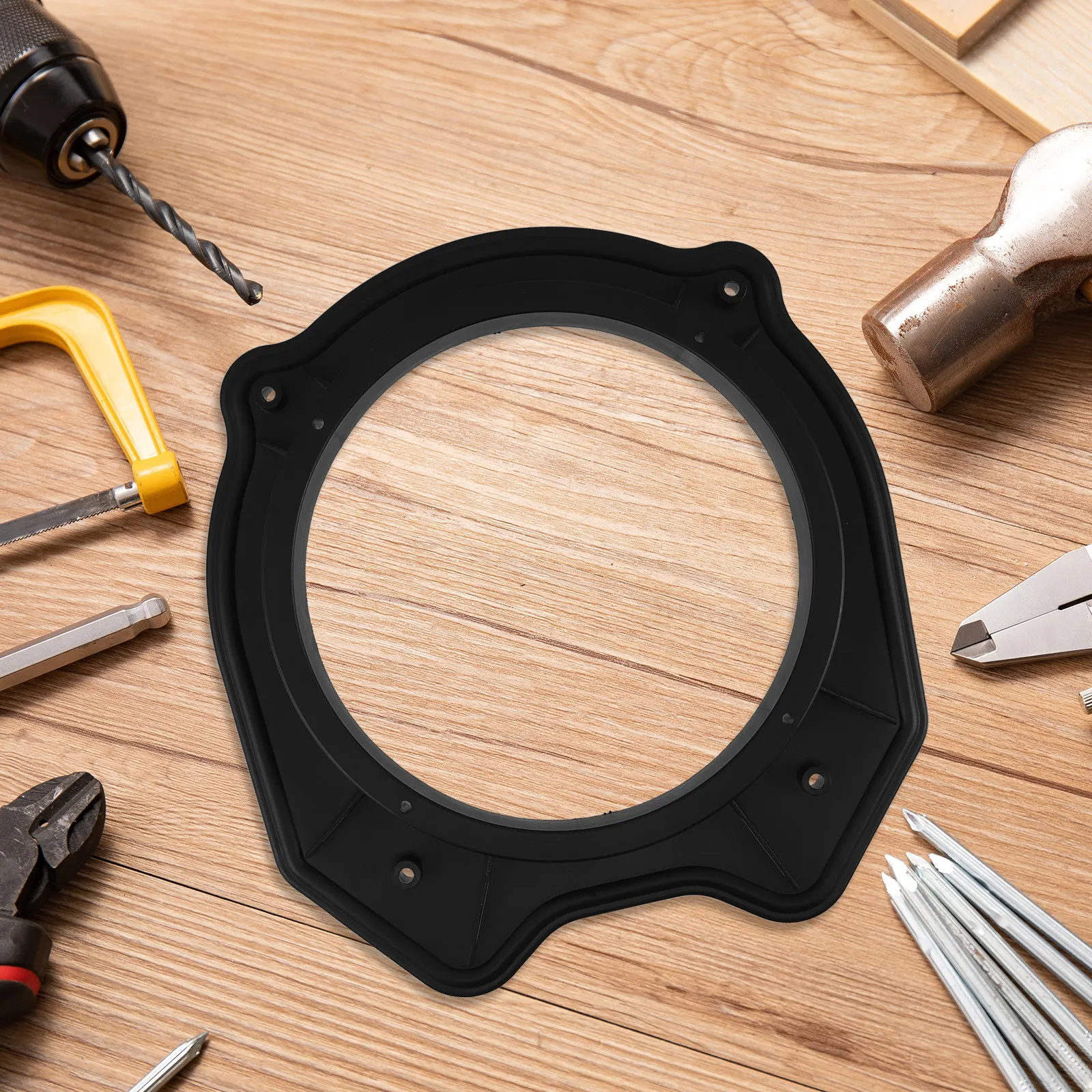 2Pcs Car Speaker Spacer Rings Solid Plastic Speaker Adapter for Car Audio Installation Vibration Reduction Sound Isolation