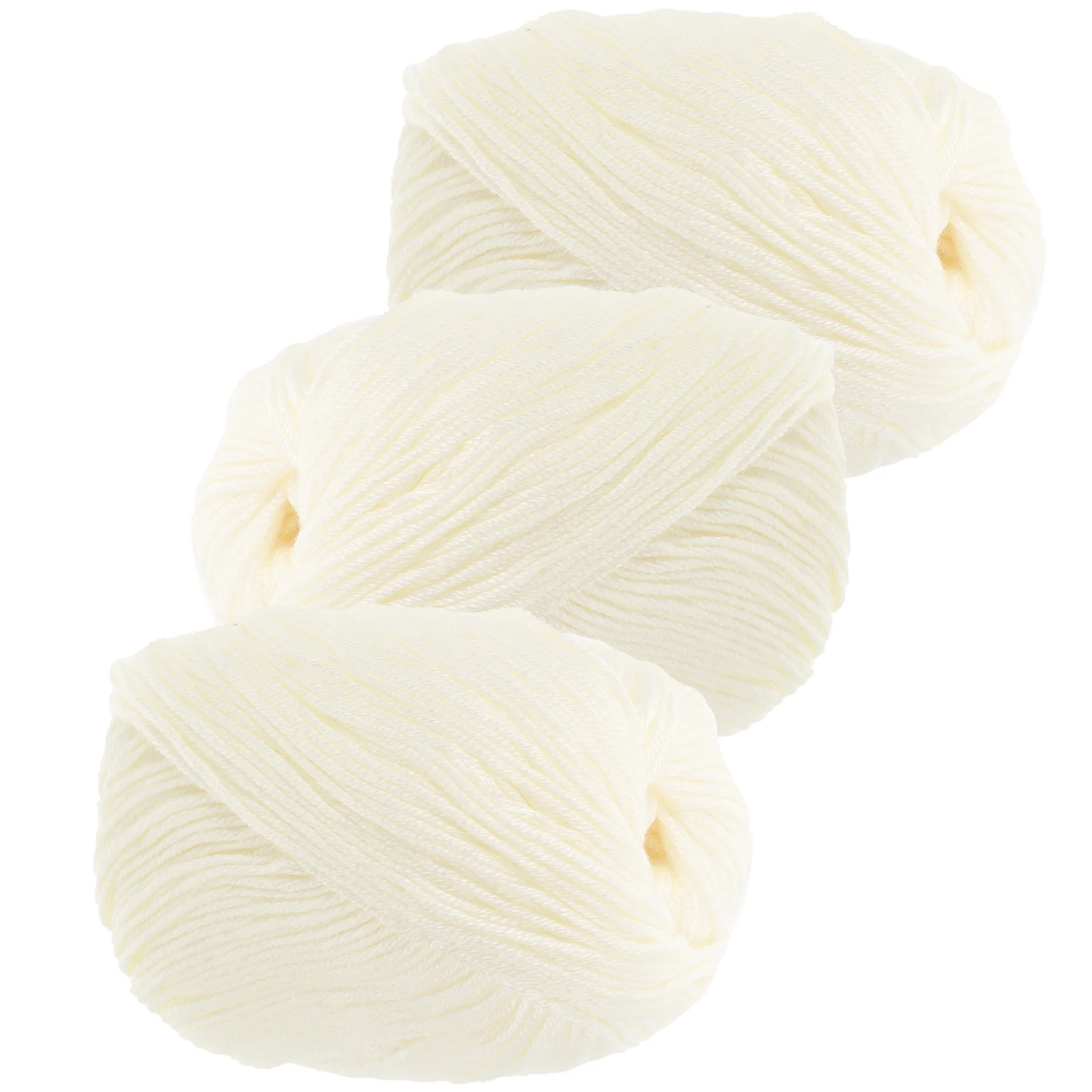 

Professional Milk Cotton Yarns Portable Crochet Yarns Flexible Durable Easy to Match Creative Space for Crafts
