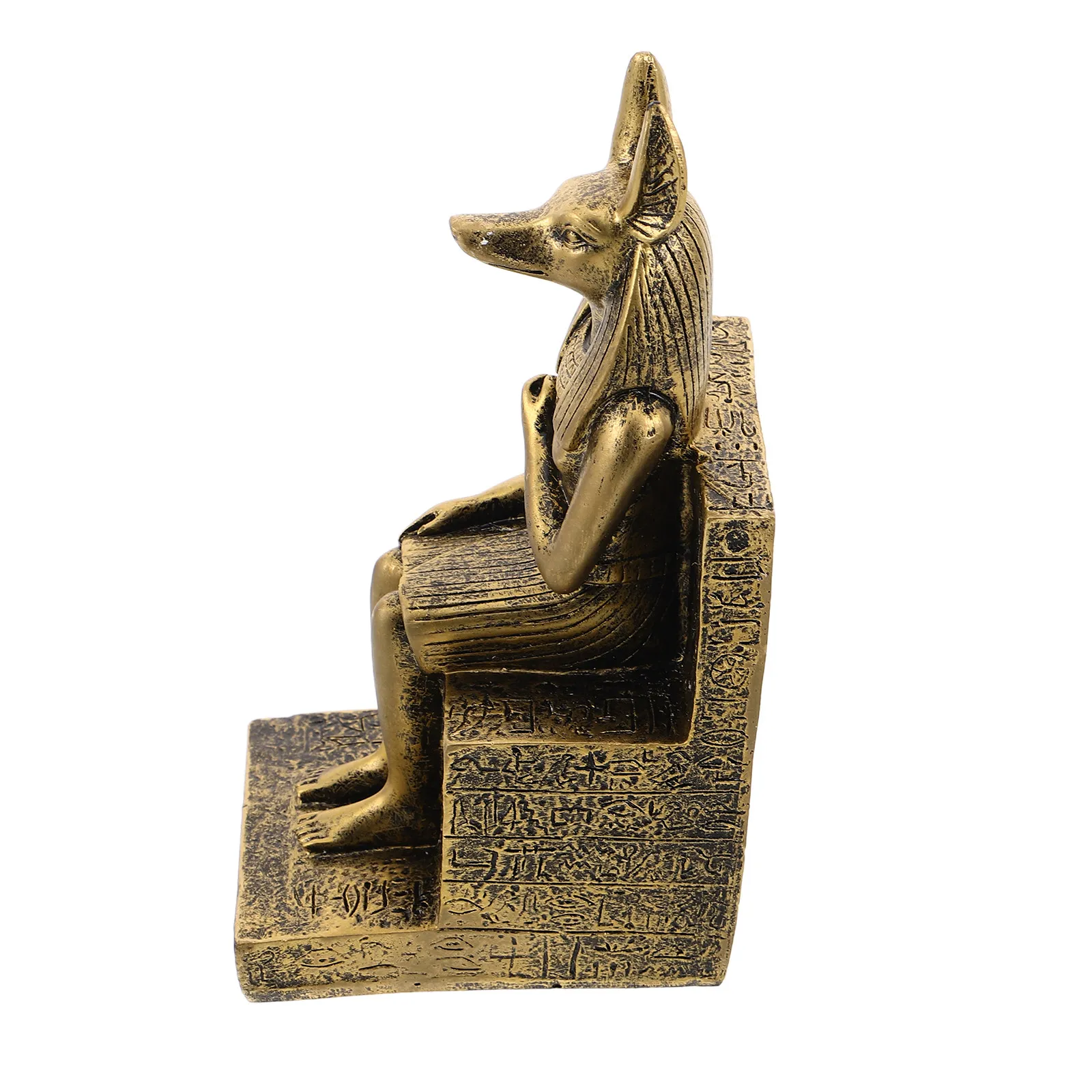Ancient Egyptian Statue Unique Cultural Decor Exquisite Craftsmanship Desktop Ornament Home Office Gift Resin Mini