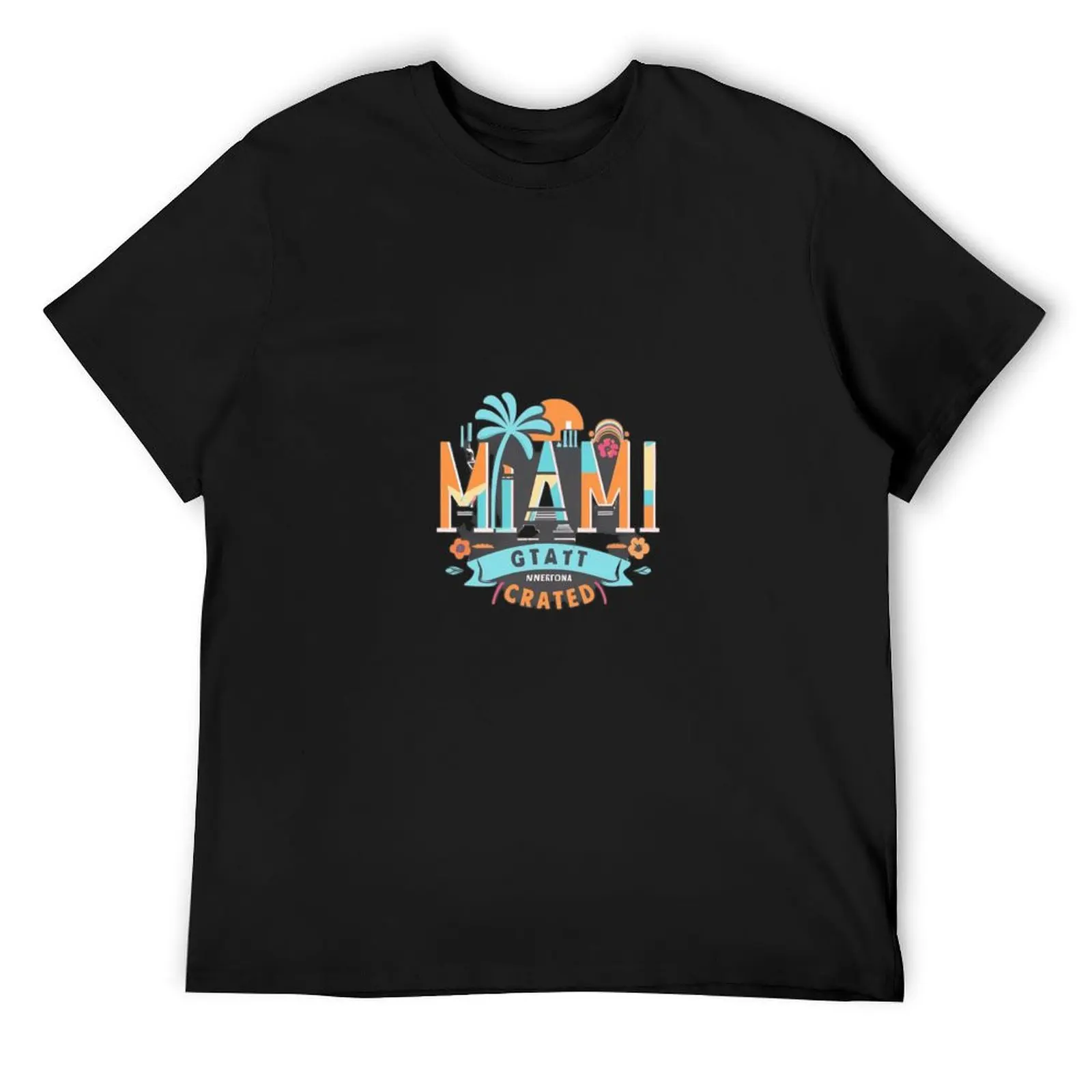 

Miami palm tree T-Shirt topping football t shirt shirts graphic tees essential t shirt mens clothes