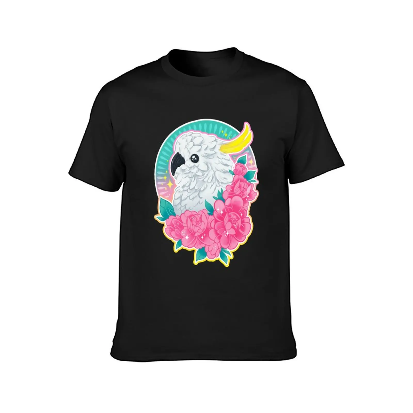 Cockatoo T-shirt tees customs quick drying mens white t shirts