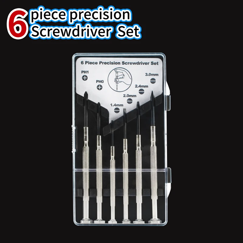 QUALITY 6Pcs/Set Micro Precision Screwdriver Set Mini Watchmakers Tools for Watch Jewelry Glasses Repairs Tool