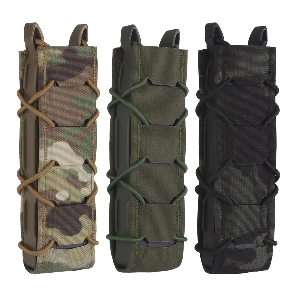 

Tactical Magazine Pouch V2 Long Type For 9mm/MP5/MP7 Pistol Mag Holder Pouch Quick Release MOLLE Hunting Shooting Airsoft Gear